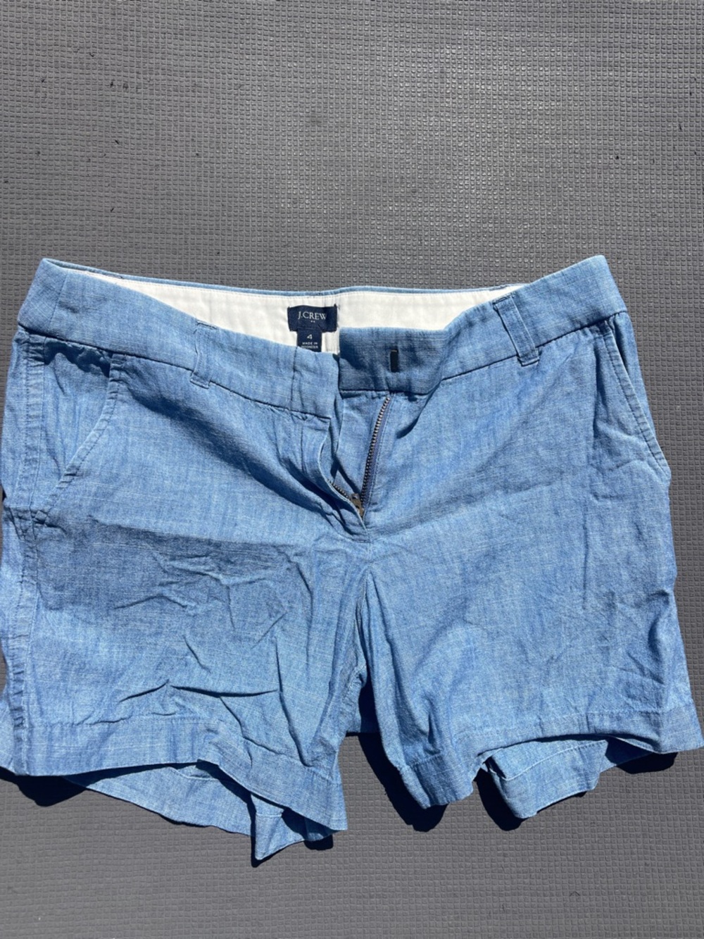 J. Crew Chambray Light Blue Women's Shorts